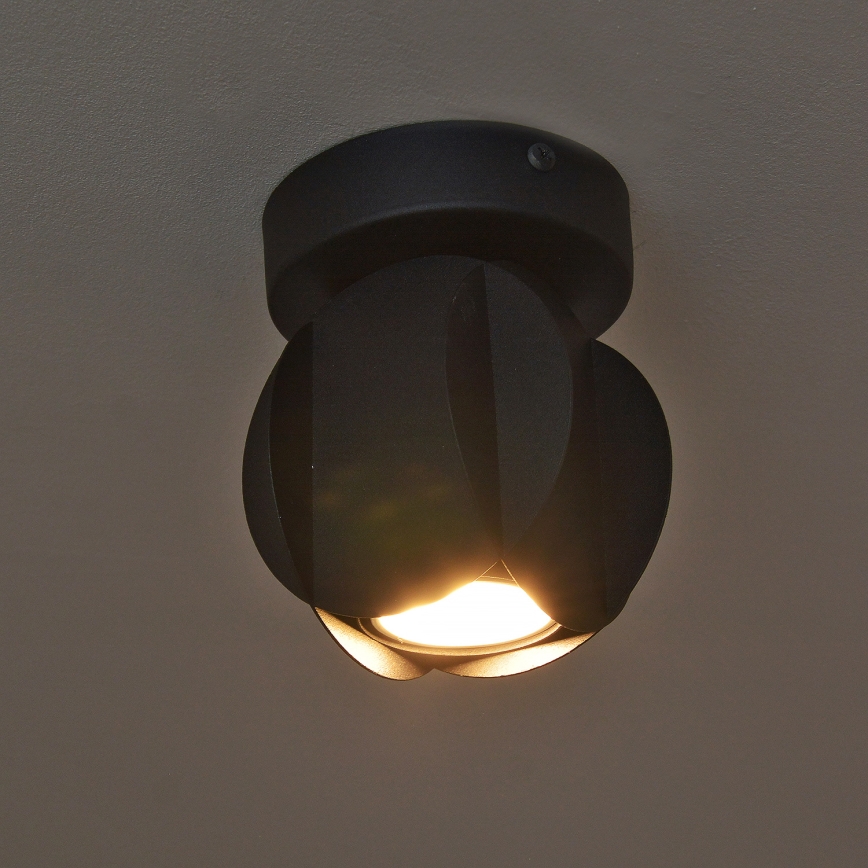 Spot GAMBIT 1xGU10/10W/230V, negru