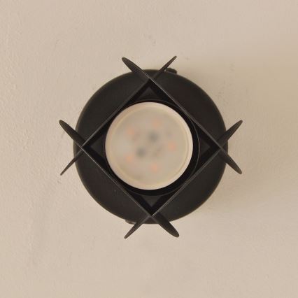 Spot GAMBIT 1xGU10/10W/230V, negru