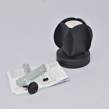 Spot GAMBIT 1xGU10/10W/230V, negru