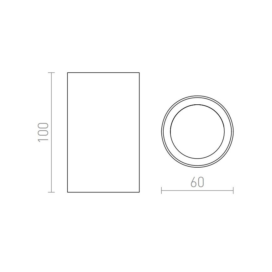 Spot GAYA 1xGU10/35W/230V alb RED-Design Rendl-R12667
