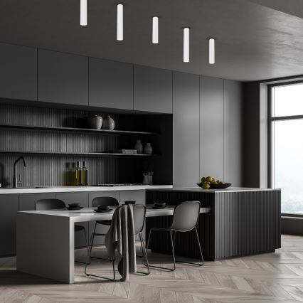 Spot GENESIS 1xGU10/8W/230V 40 cm alb