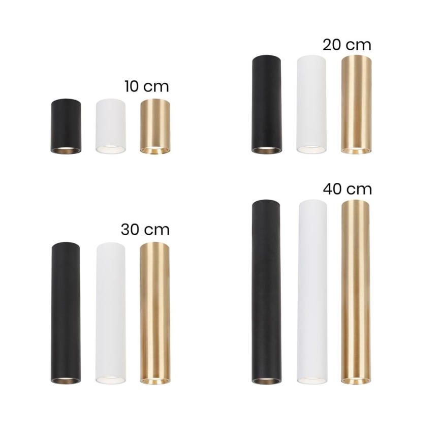 Spot GENESIS 1xGU10/8W/230V 40 cm alb