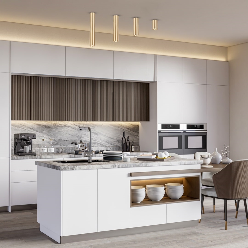 Spot GENESIS 1xGU10/8W/230V 40 cm auriu