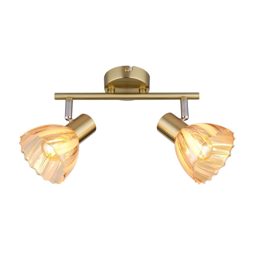 Spot Globo 2xE14/40W/230V auriu