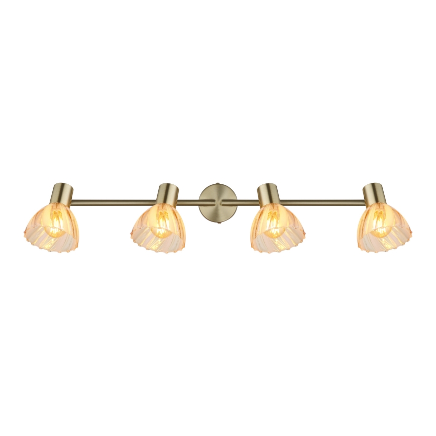 Spot Globo 4xE14/40W/230V auriu