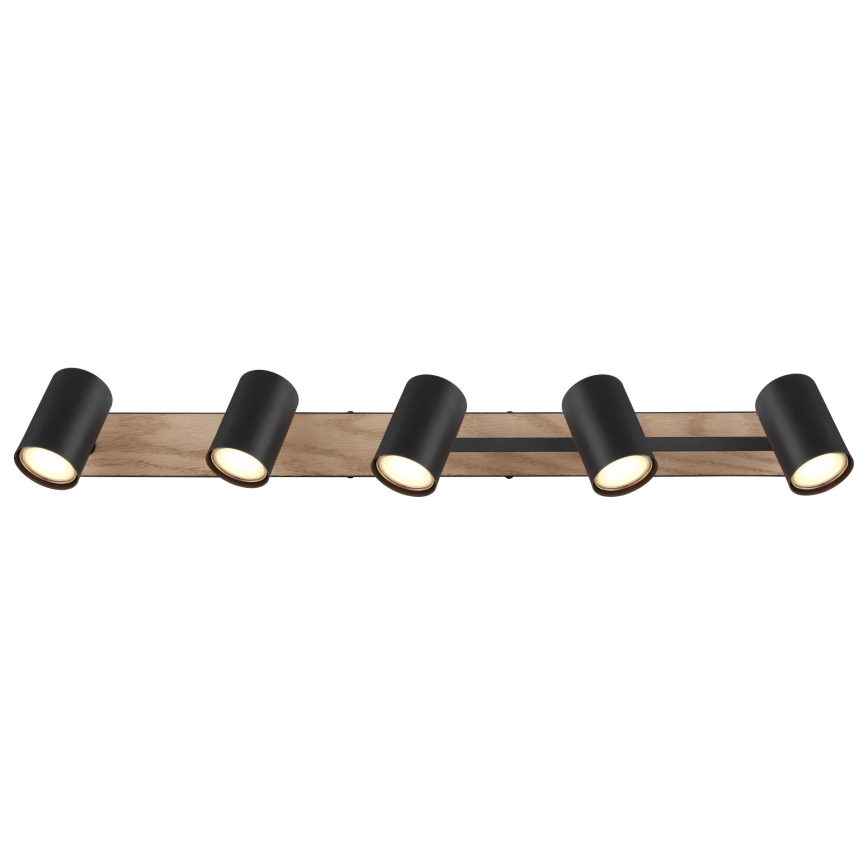 Spot Globo 5xGU10/35W/230V negru/maro