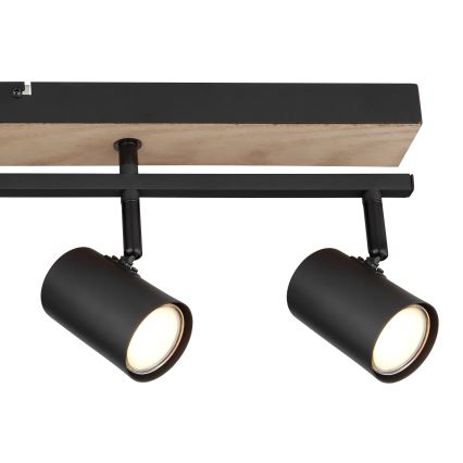 Spot Globo 5xGU10/35W/230V negru/maro