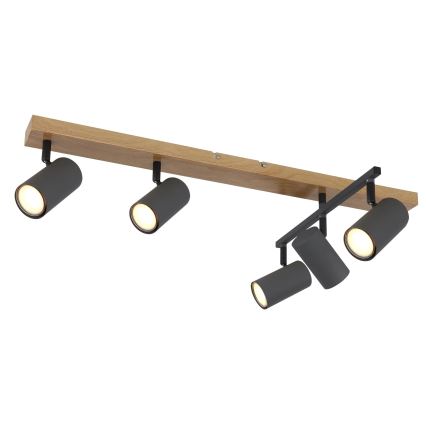 Spot Globo 5xGU10/35W/230V maro/negru