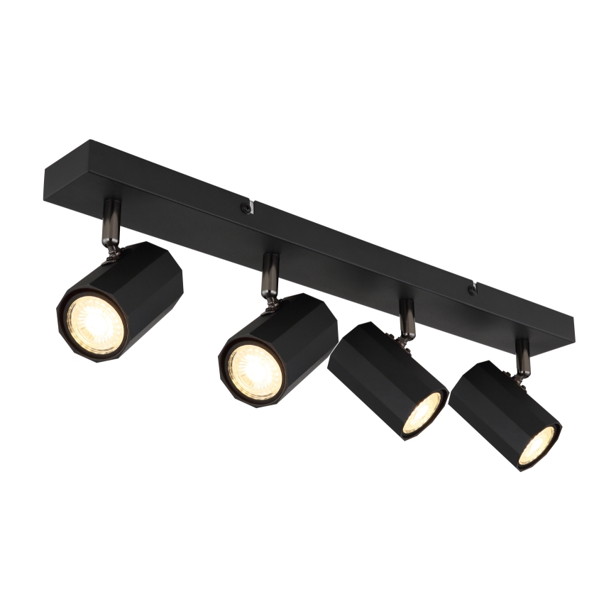 Spot Globo 4xGU10/25W/230V negru