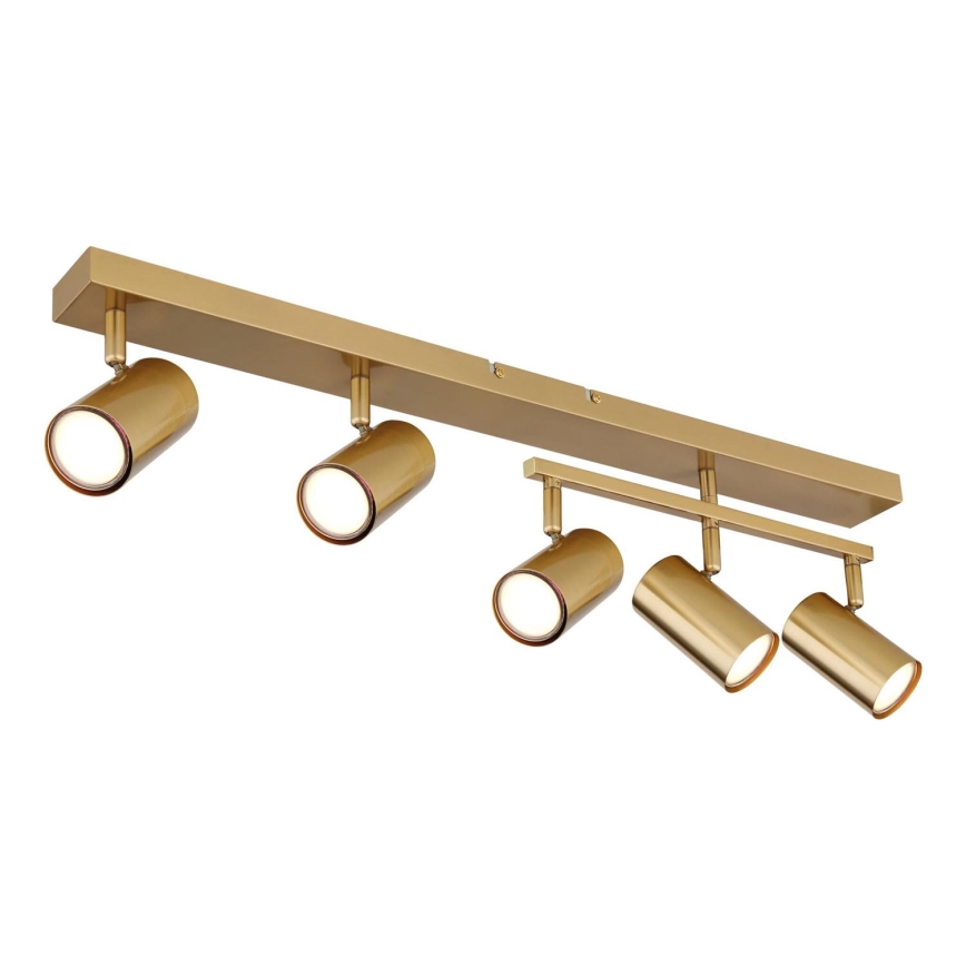 Spot Globo 5xGU10/35W/230V auriu