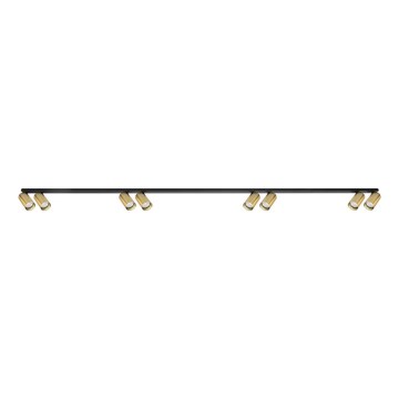 Spot HERO SPOT 8xGU10/9W/230V negru/auriu