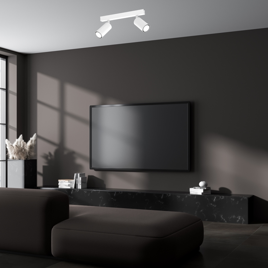 Spot HUDSON 2xGU10/8W/230V alb