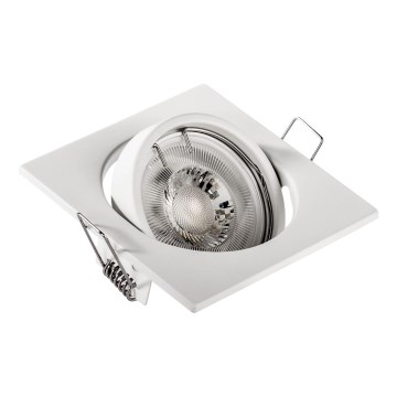 Spot încastrat 1xGU10/MR16/10W/230V, 9x9 cm, alb
