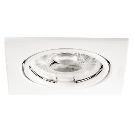 Spot încastrat 1xGU10/MR16/10W/230V, 9x9 cm, alb