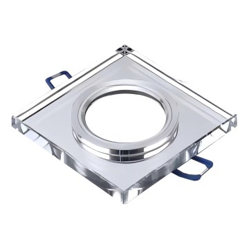 Spot încastrat 1xGU10/MR16/10W/230V 9x9 cm crom lucios