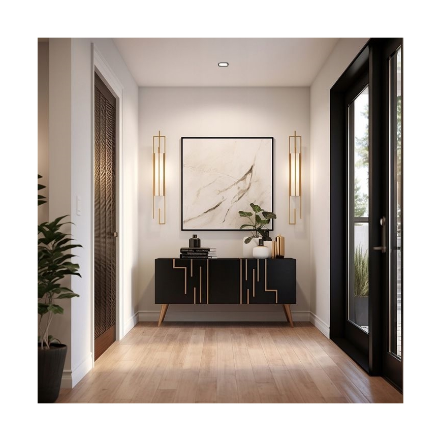 Spot încastrat 1xGU10/MR16/10W/230V Ø 9 cm, negru