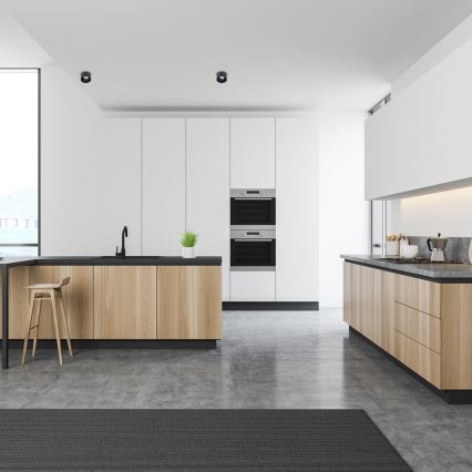 Spot încastrat BALI 1xGU5,3/MR16/25W/12V negru rotund