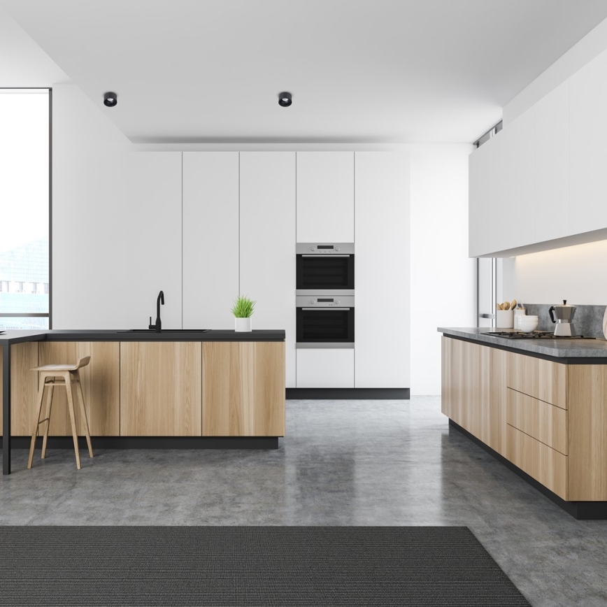 Spot încastrat BALI 1xGU5,3/MR16/25W/12V negru rotund