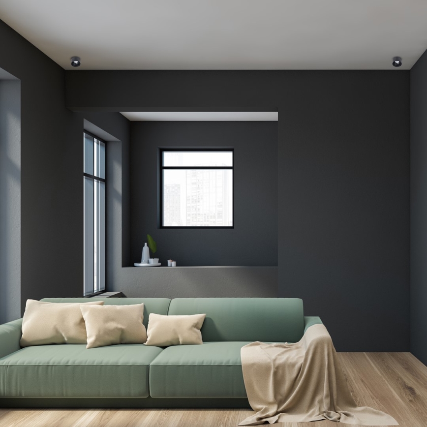 Spot încastrat BALI 1xGU5,3/MR16/25W/12V negru rotund