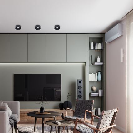 Spot încastrat BALI 1xGU5,3/MR16/25W/12V negru rotund