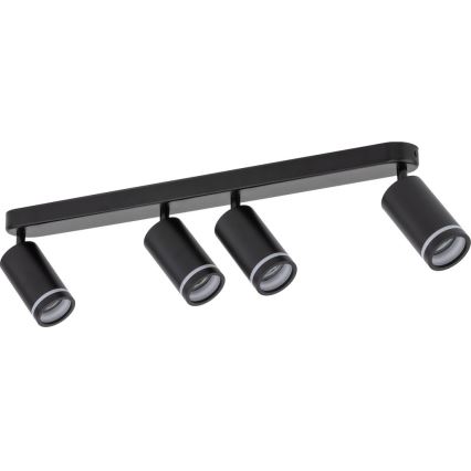 Spot JET 4xGU10/10W/230V negru