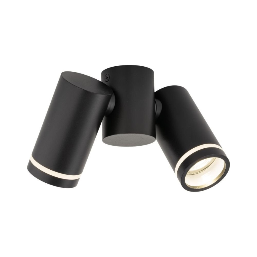 Spot JET SET 2xGU10/10W/230V negru