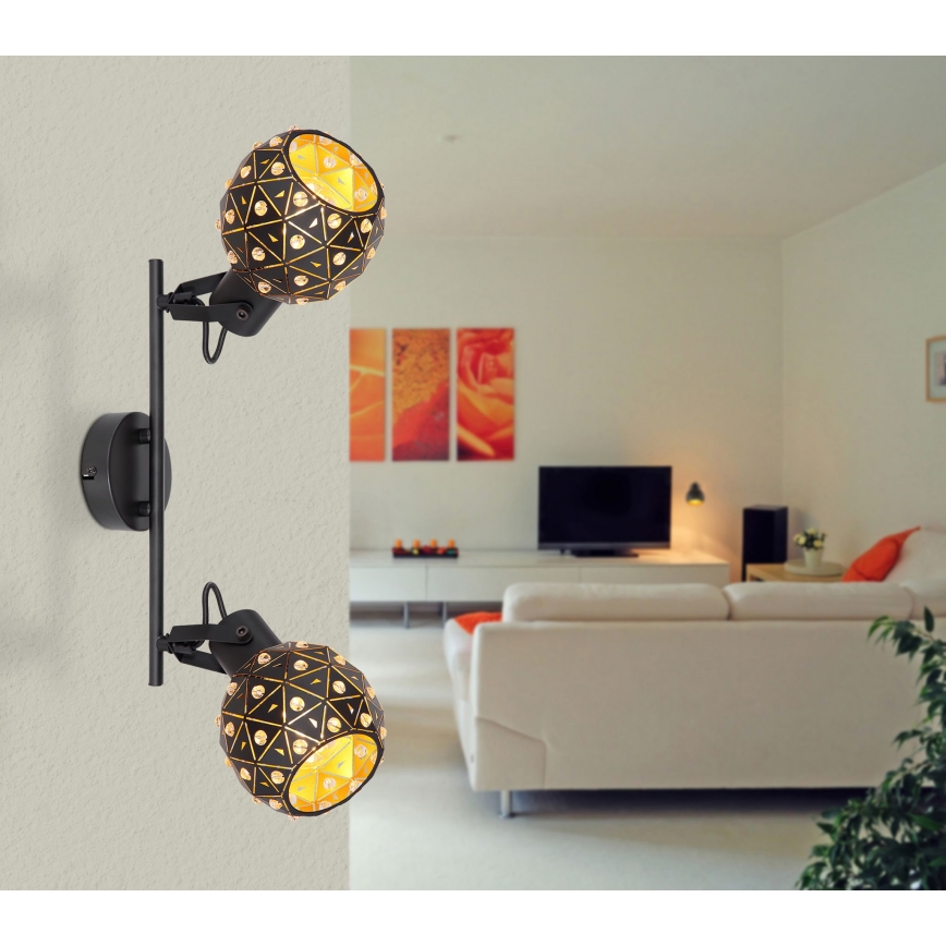 Spot 2xE27/40W/230V Globo