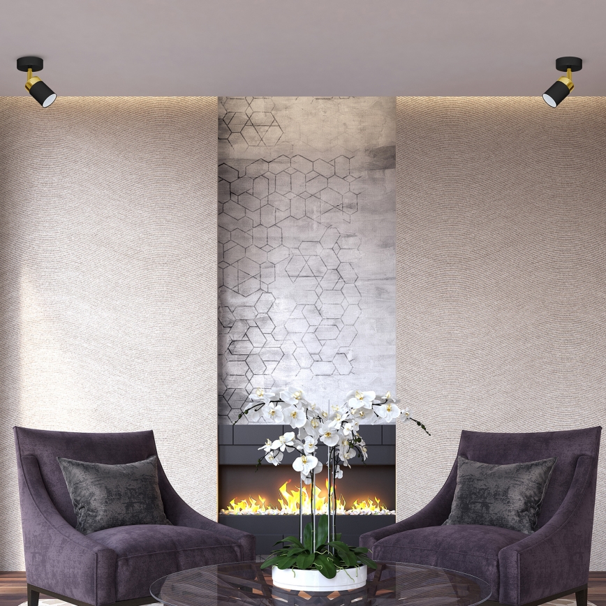 Spot JOKER 1x GU10/25W/230V negru/auriu