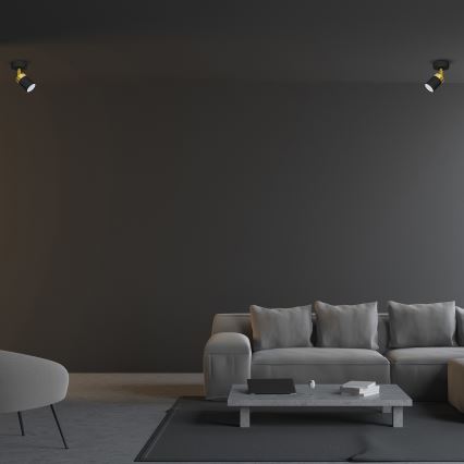 Spot JOKER 1x GU10/25W/230V negru/auriu