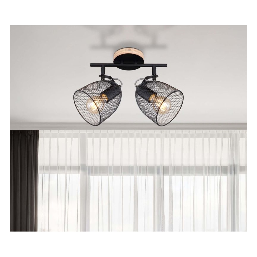 Spot 2xE27/60W/230V Globo