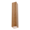 Spot KEKE 1xGU10/40W/230V 30 cm stejar