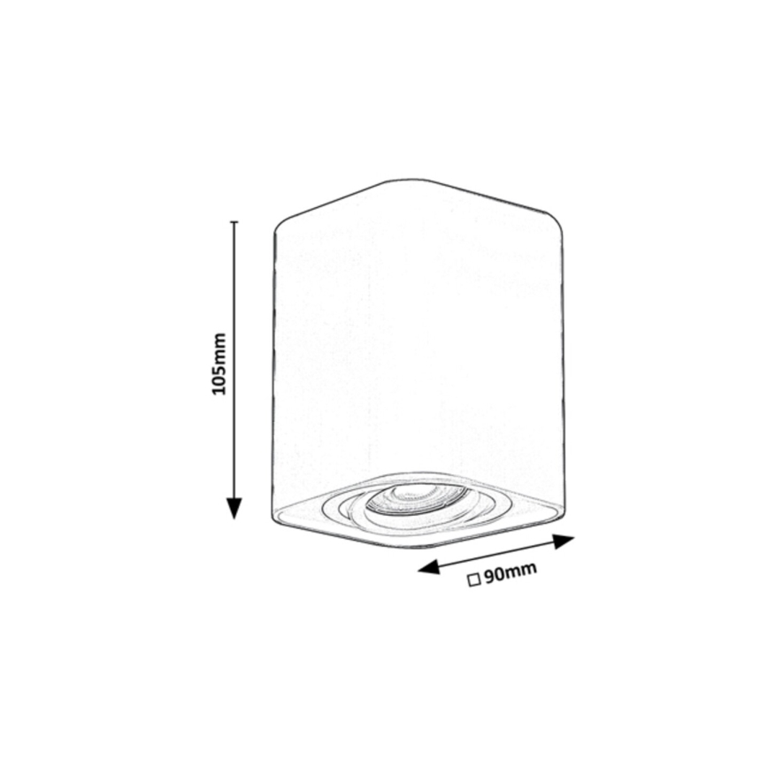 Spot 1xGU10/42W/230V alb Rabalux