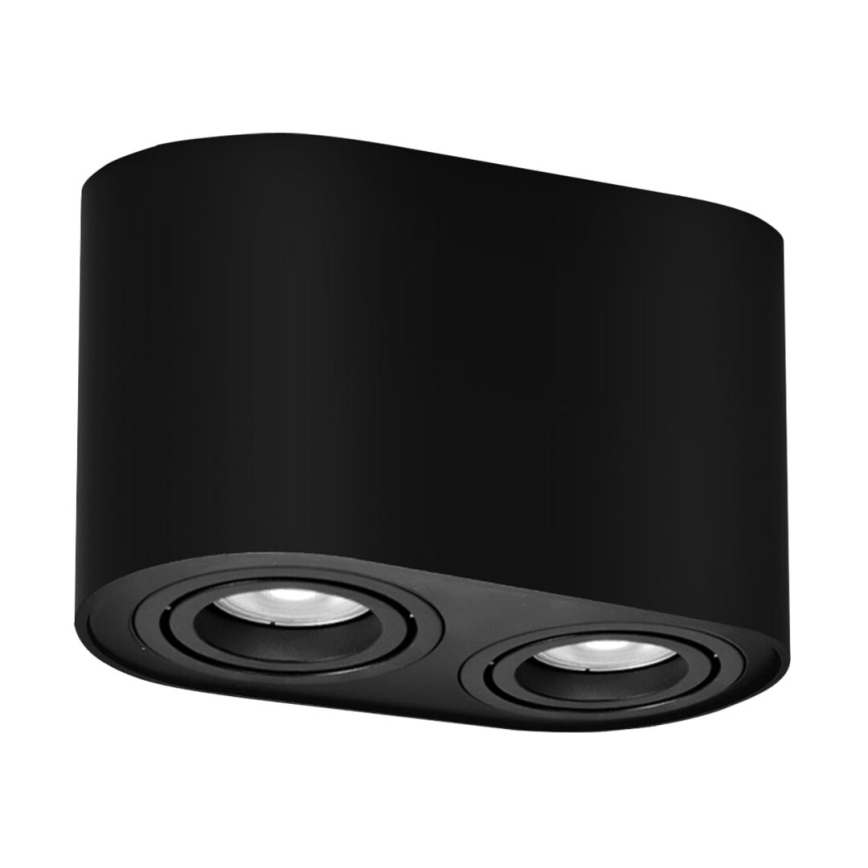 Spot 2xGU10/42W/230V negru Rabalux
