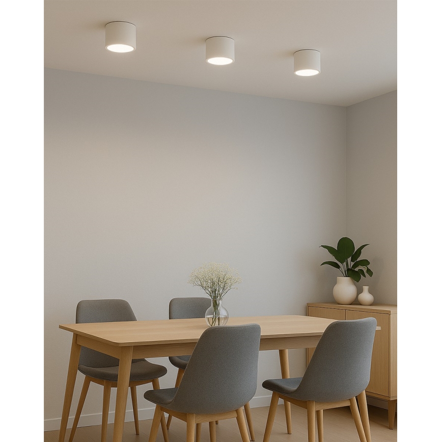 Spot LED 10W/230V, 3000/4000/6400K, Ø 12 cm, alb