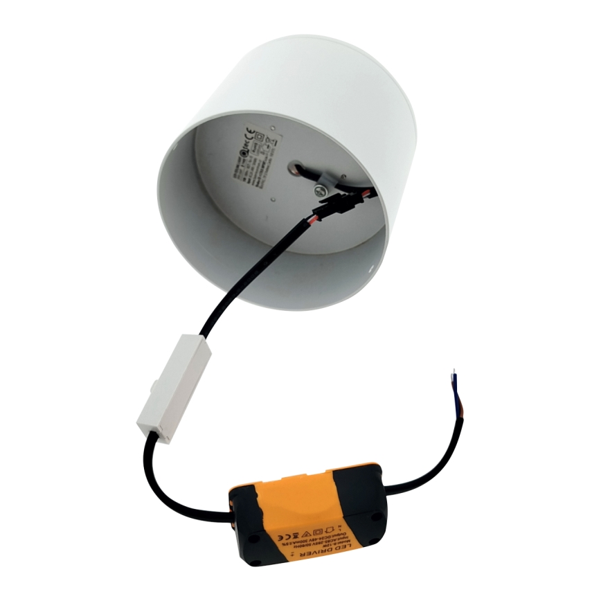 Spot LED 10W/230V, 3000/4000/6400K, Ø 12 cm, alb