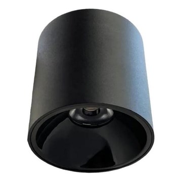 Spot LED/16W/230V 4000K d. 10 cm negru