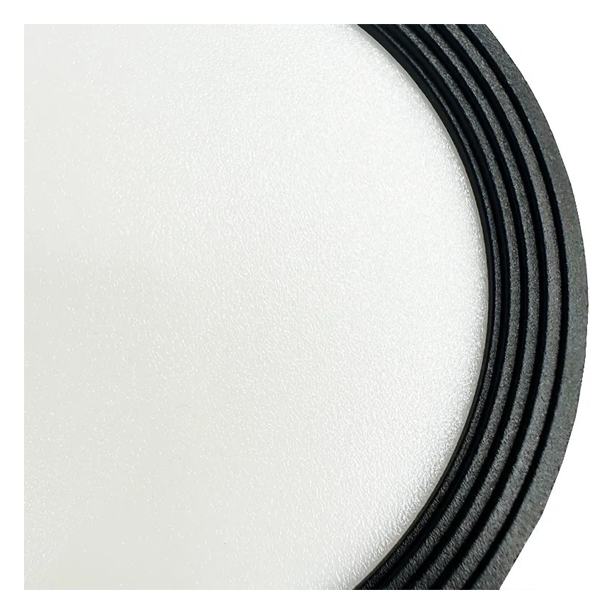 Spot LED/17W/230V 4000K d. 15 cm negru