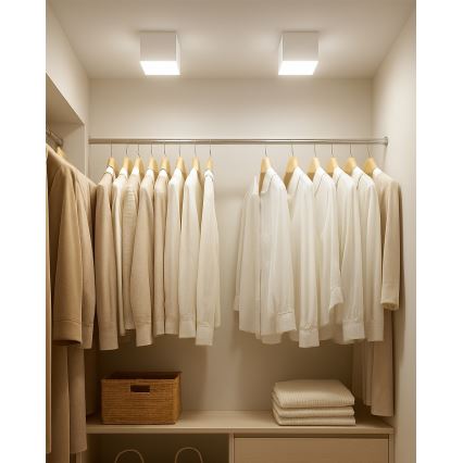 Spot LED/5W/230V 3000/4000/6400K 7,5x7,5 cm alb