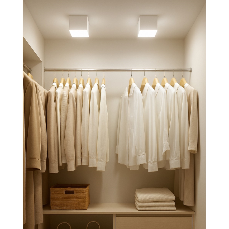 Spot LED/5W/230V 3000/4000/6400K 7,5x7,5 cm alb