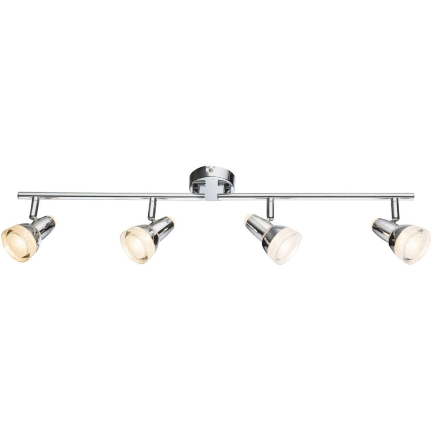 Spot 4xLED/4W/230V crom lucios Globo