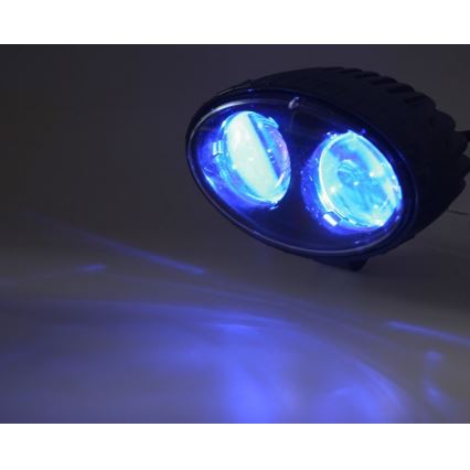 Spot LED albastru STRUM LED/10W/10-80V IP67 6000K