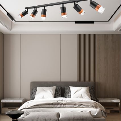 Lampa spot AURORA 6xGU10/10W/230V, 117 cm