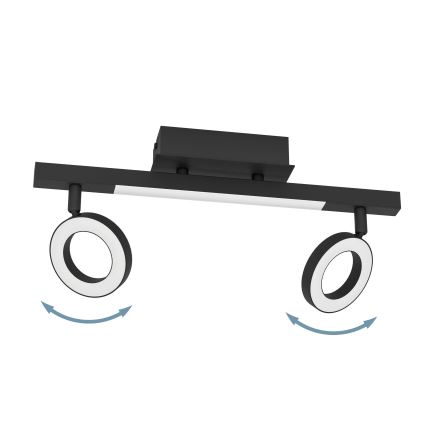 Spot LED 2xLED/3,2W/230V + LED/3,3W Eglo