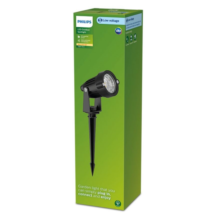 Spot LED de exterior Philips CAPER LED/1,5W/24V IP44