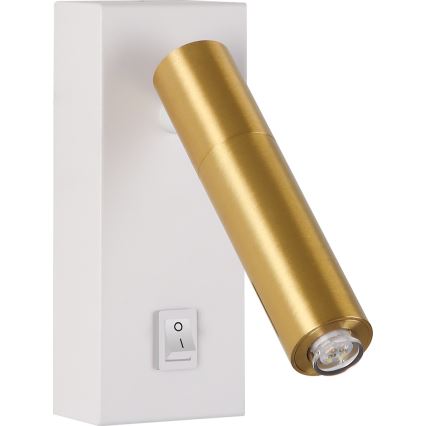 Spot LED de perete Brilagi MAYA 1xG9/7W/230V alb/auriu