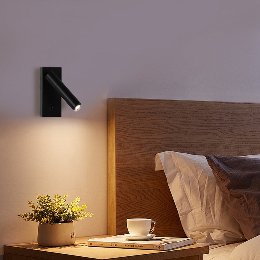 Spot LED de perete Brilagi MAYA 1xG9/7W/230V negru