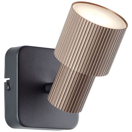 Spot LED de perete Brilliant CADIZ 1xGU10/5W/230V bronz