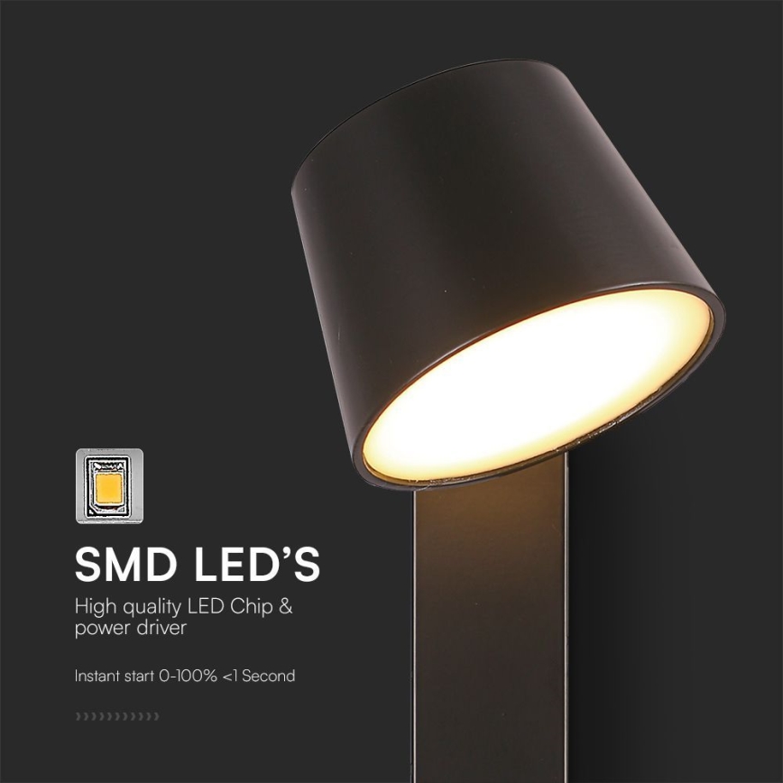 Spot LED de perete cu port USB LED/8W/230V 3000K
