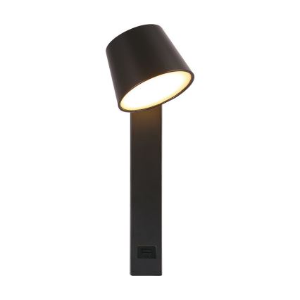 Spot LED de perete cu port USB LED/8W/230V 3000K