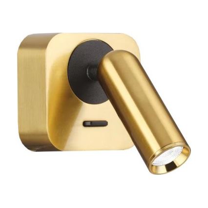 Spot LED de perete Ideal Lux BEAN LED/3W/230V CRI 90 auriu